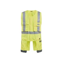 Gilet de travail haute visibilité multipoches Blaklader, zip intégral, ignifuge, antistatique, 308915123300L
