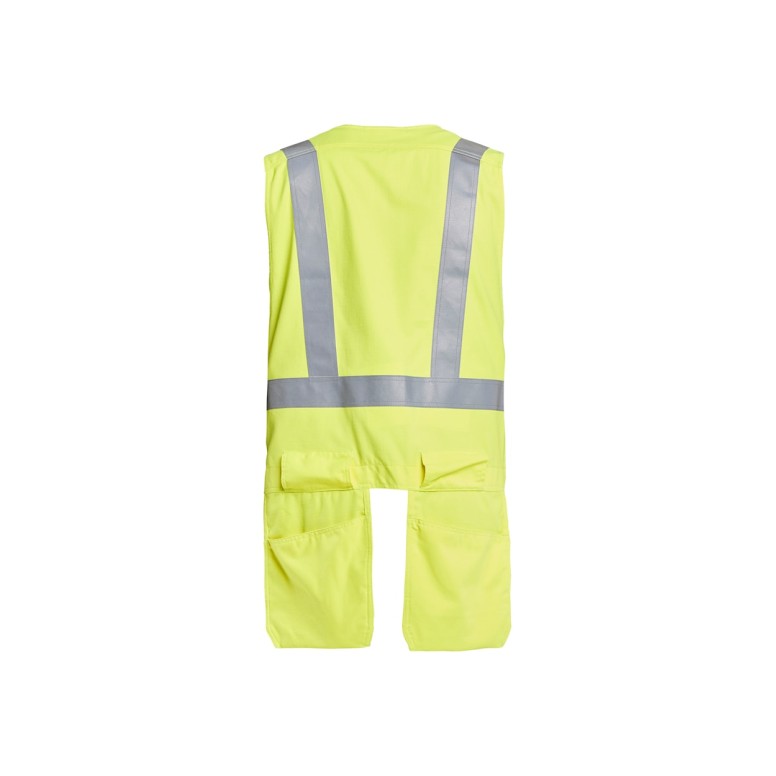 Gilet de travail haute visibilité multipoches...
