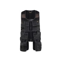 Gilet de travail Blaklader multipoches X1900 100 % coton...