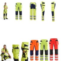 Pantalons de travail Multipoches haute visibilité stretch femme 716318115599C50