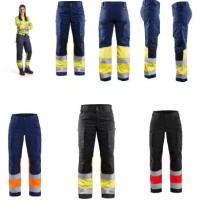 Pantalons de travail multipoches haute visibilité Stretch femme 716118119955C50