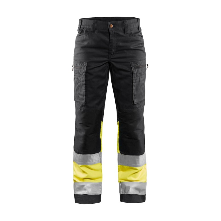 Pantalons de travail multipoches haute...