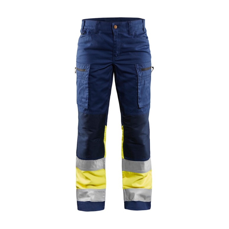 Pantalons de travail multipoches haute...