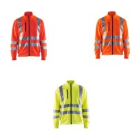 Sweat-shirt de travail à fermeture éclair complète Blaklader haute visibilité 335819743300L