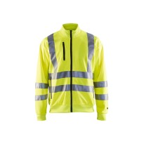 Sweat-shirt de travail à fermeture éclair complète Blaklader haute visibilité 335819743300L