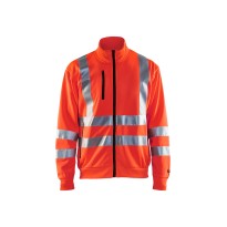 Sweat-shirt de travail à fermeture éclair complète Blaklader haute visibilité 335819743300L