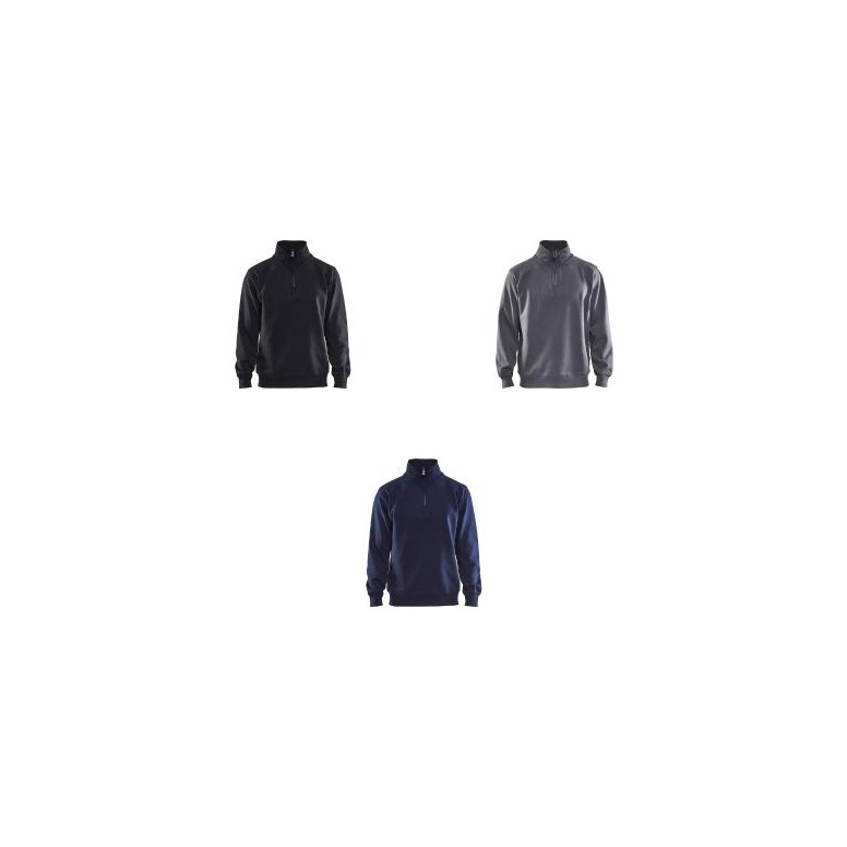 Sweat de travail Blaklader mi-zip 336510488800L