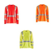 T-shirt de travail haute visibilité Blaklader protection contre les rayons UV à manches longues 338310113300L