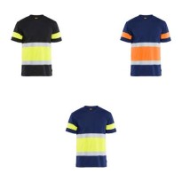 T-Shirt de travail haute visibilité Blaklader 100% coton manches courtes 338710308833L