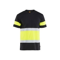 T-Shirt de travail haute visibilité Blaklader 100% coton manches courtes 338710308833L