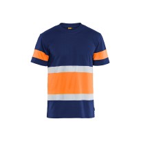 T-Shirt de travail haute visibilité Blaklader 100% coton manches courtes 338710308833L