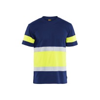 T-Shirt de travail haute visibilité Blaklader 100% coton manches courtes 338710308833L