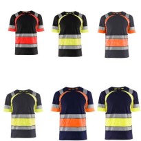 T-Shirt de travail haute visibilité Blaklader 100% coton...