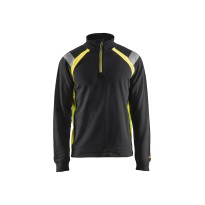 Sweatshirt de travail Blaklader 100 % coton demi-zip 343211588933L