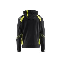 Sweatshirt de travail Blaklader en 100 % coton à fermeture éclair intégrale avec capuche 343311588933L