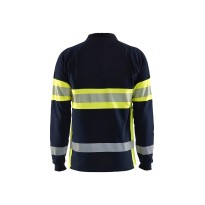 Polo de travail à manches longues Blaklader haute visibilité multi-normes ignifuge et antistatique 343817418933L
