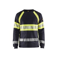 T-shirt à manches longues de travail haute visibilité Blaklader multinorme ignifuge antistatique 348417618933L