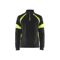 Sweatshirt de travail Blaklader 100 % coton demi-zip... 2