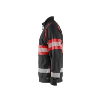 Sweat-shirt de travail Blaklader haute visibilité 100 % coton fermeture éclair complète 355111588933L