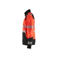 Sweat de Travail Blaklader haute visibilité demi-zip 355625283389L