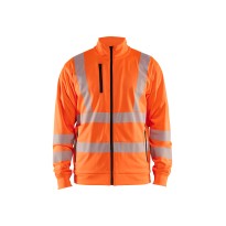 Sweat-shirt de travail à fermeture éclair complète Blaklader haute visibilité 356325383300L