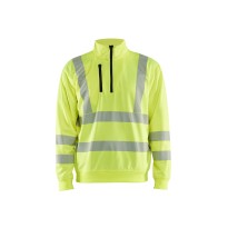 Sweatshirt de travail mi-fermeture éclair Blaklader haute visibilité 356425383300L