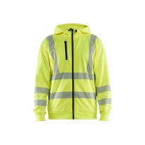 Sweat de travail à fermeture éclair intégrale Blaklader haute visibilité avec capuche 356525383300L