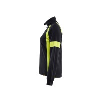 Sweatshirt de travail Blaklader 100 % coton demi-zip pour femme 356611588933M