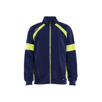 Sweatshirt de travail Blaklader en 100 % coton à fermeture éclair intégrale 356711588933L