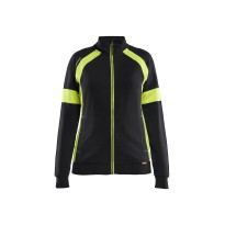 Sweatshirt de travail Blaklader en 100 % coton à fermeture éclair intégrale pour femme 356811588933M