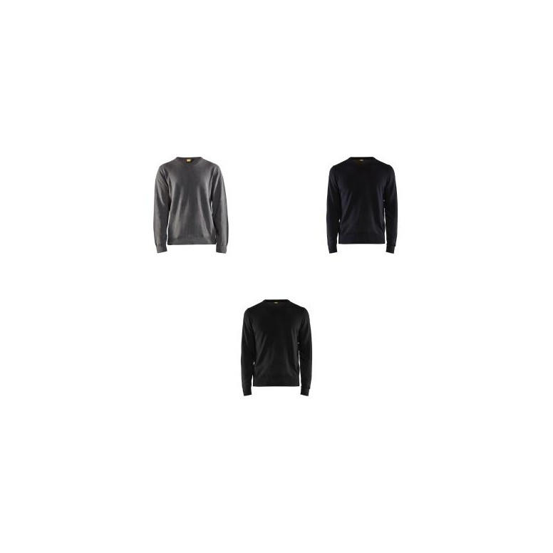 Sweat/Pull en maille de travail Blaklader 100%...