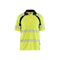 Polo de travail haute visibilité Blaklader protection contre les rayons UV à manches courtes 359510133389L