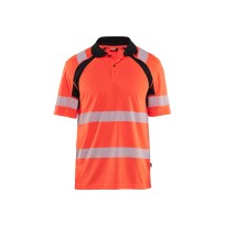 Polo de travail haute visibilité Blaklader protection contre les rayons UV à manches courtes 359510133389L