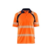 Polo de travail haute visibilité Blaklader protection contre les rayons UV à manches courtes 359510133389L