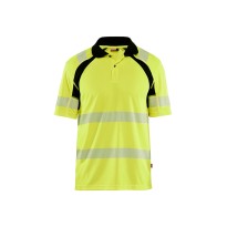 Polo de travail haute visibilité Blaklader protection contre les rayons UV à manches courtes 359510133389L