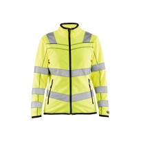 Veste de travail Blaklader haute visibilité fermeture éclair complète micropolaire pour femme 496610103300M