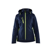 Veste de travail hiver Blaklader multipoches imperméable avec capuche pour femme 497219778633M