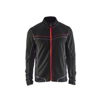 Sweat de travail Blaklader avec fermeture éclair intégrale en micropolaire stretch 499710101094L