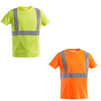 T-shirt de travail haute visibilité col rond manches...