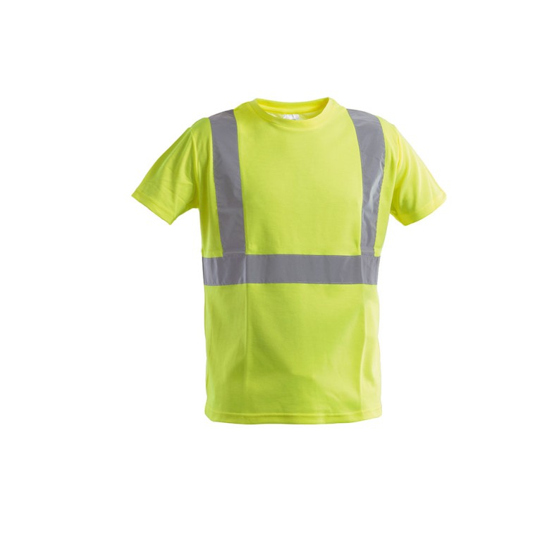 T-shirt de travail haute visibilité col rond...