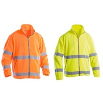 Sweatshirt en polaire de travail haute visibilité avec fermeture éclair complète P&P Loyal AVC16 307