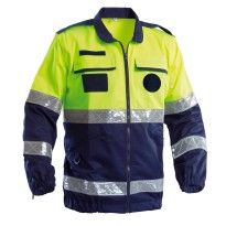 Veste de travail haute visibilité multi-poches Protection Civile P&P Loyal AVR98 209