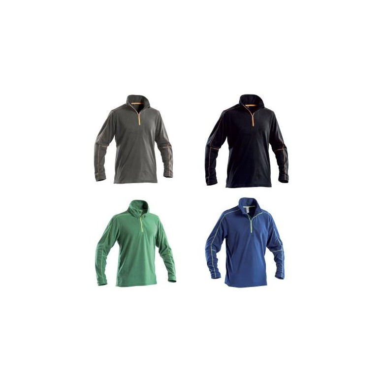 Sweat de Travail en Micropolaire Demi-Zip P&P...