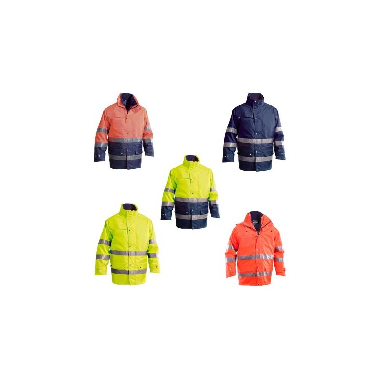 Veste de Travail Haute Visibilité Multipoches...