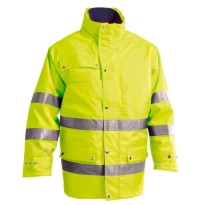Veste de Travail Haute Visibilité Multipoches Hivernale 300 D P&P Loyal GGX30 413
