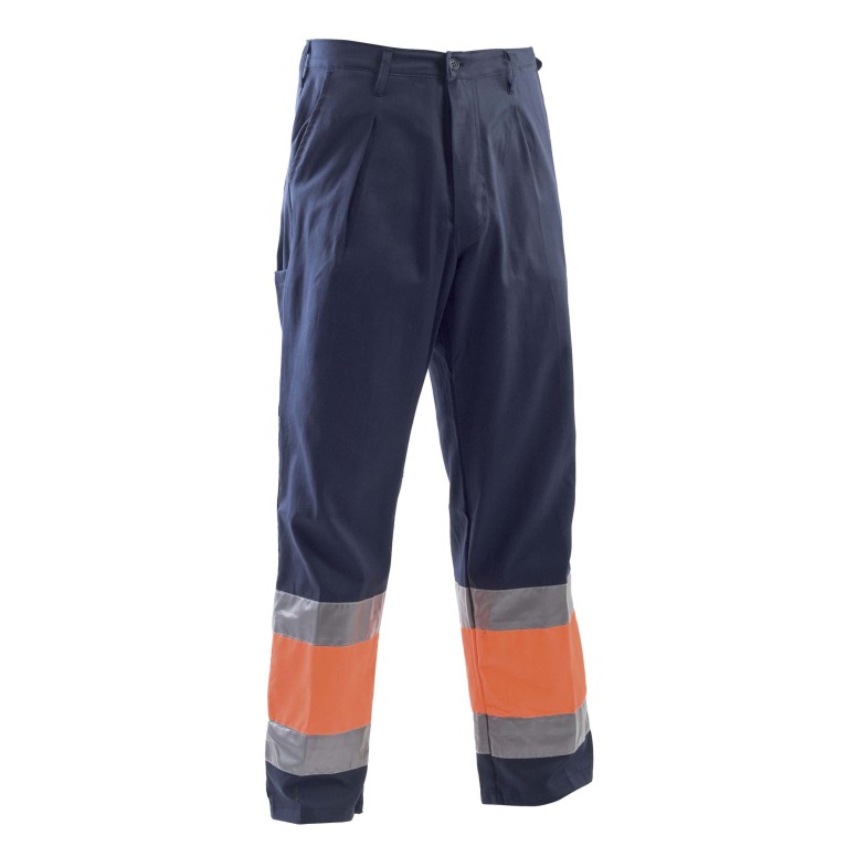 Pantalon de travail multipoches 100% coton...