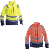 Veste de Travail Haute Visibilité Multi-poches Softshell P&P Loyal GGXA7 414