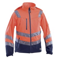 Veste de Travail Haute Visibilité Multi-poches Softshell P&P Loyal GGXA7 414