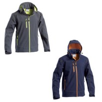 Veste de Travail Multi-poches Softshell Imperméable avec...