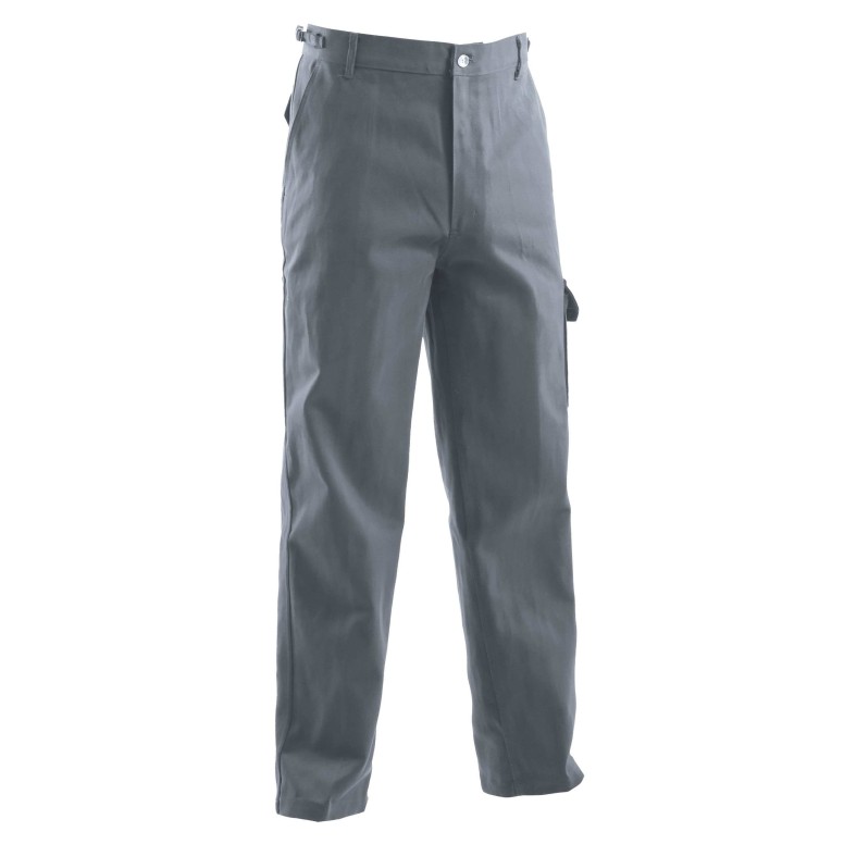 Pantalon de travail multipoches 100 % coton P&P...